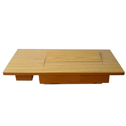 Mesa para máquina de coser con 2 cubos